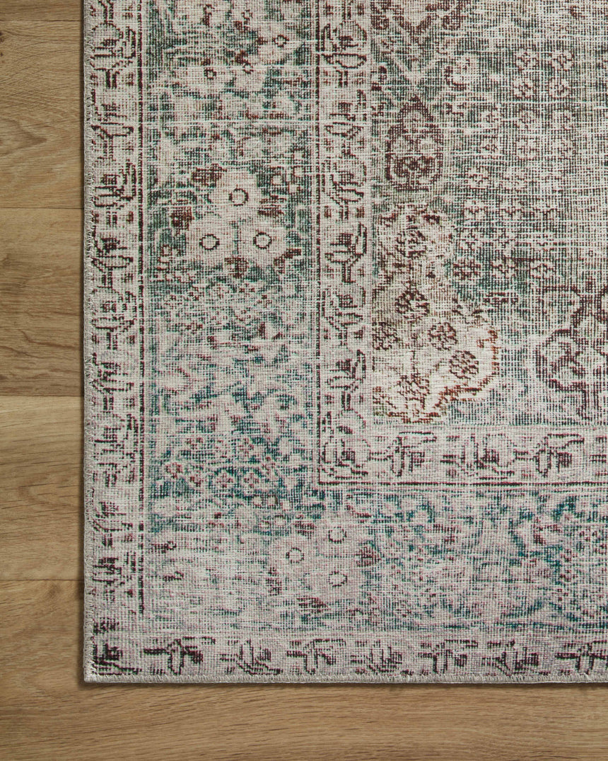 Jules Rug 08 | Emerald / Antique Ivory