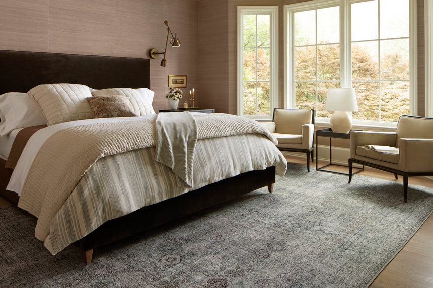 Jules Rug 08 | Emerald / Antique Ivory