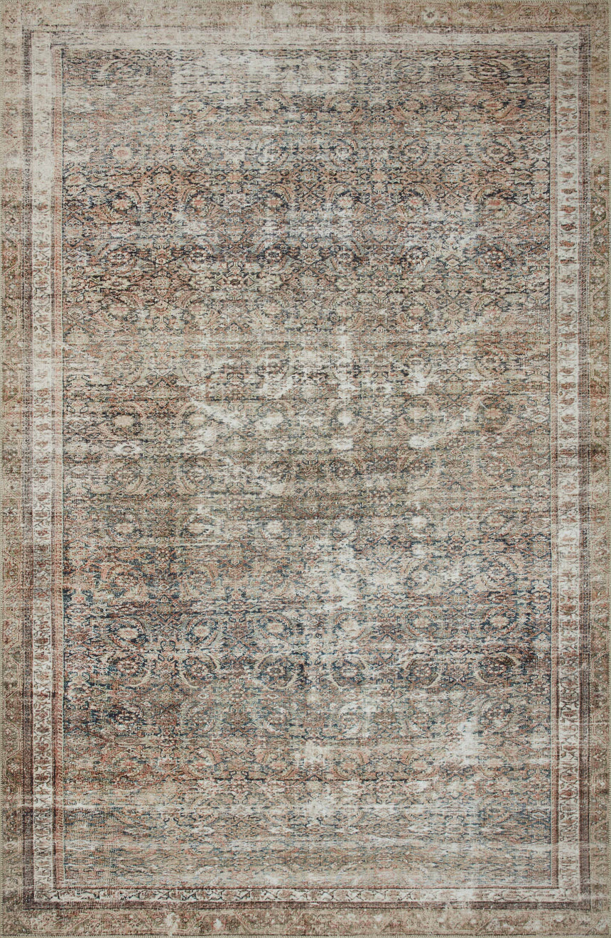 Jules Rug 09 | Ink / Terracotta