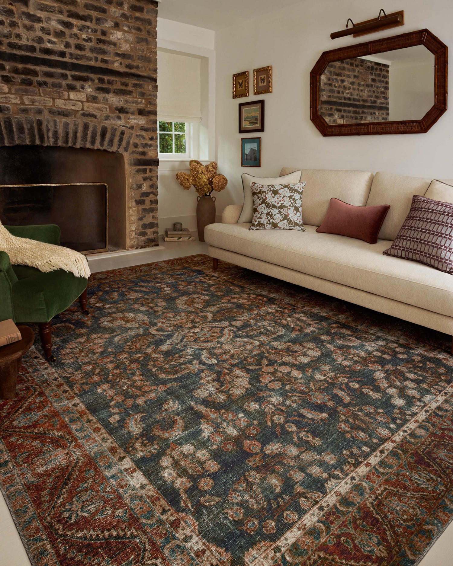 Jules Rug 10 | Ocean / Spice