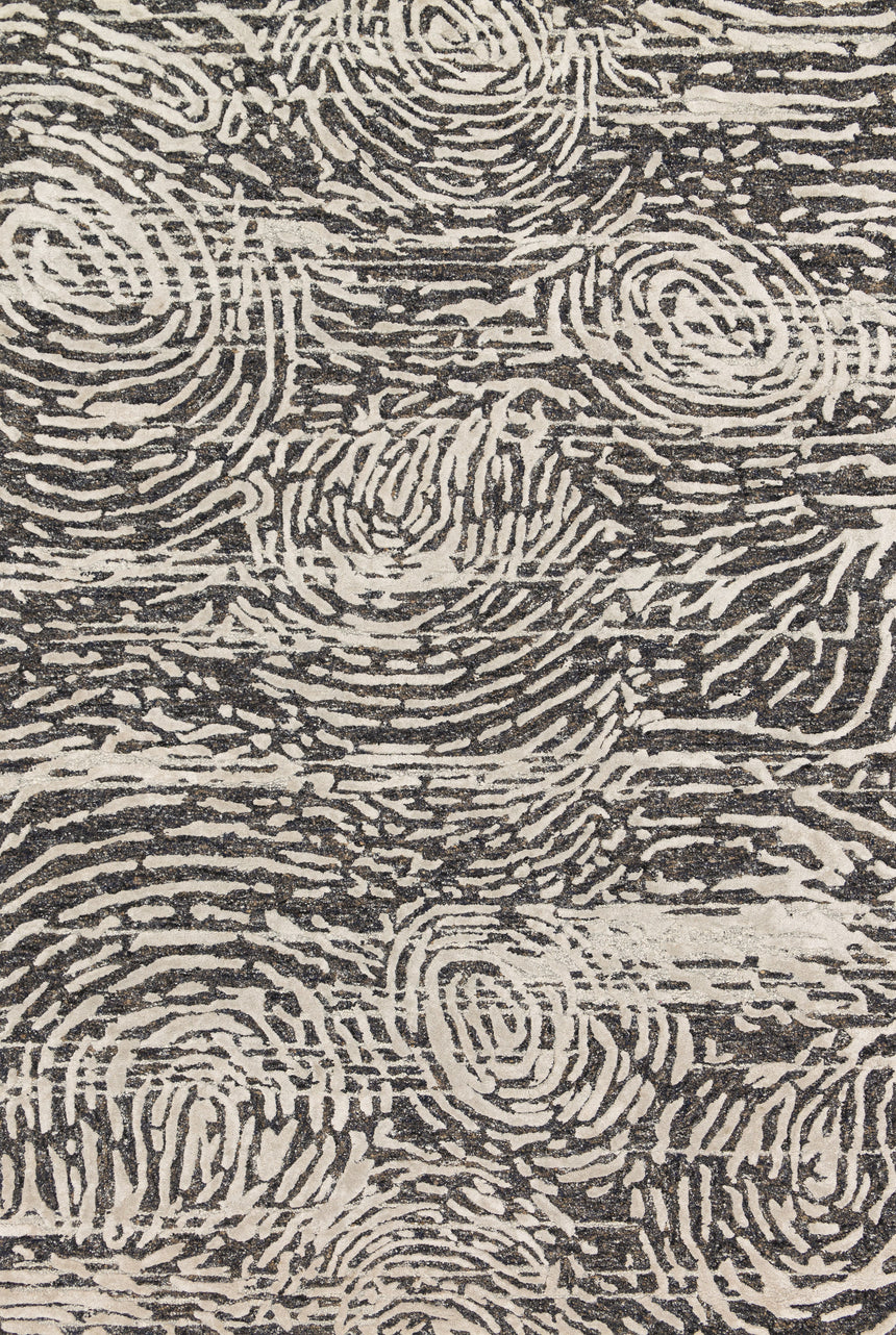 Juneau Rug 04 | Charcoal / Silver