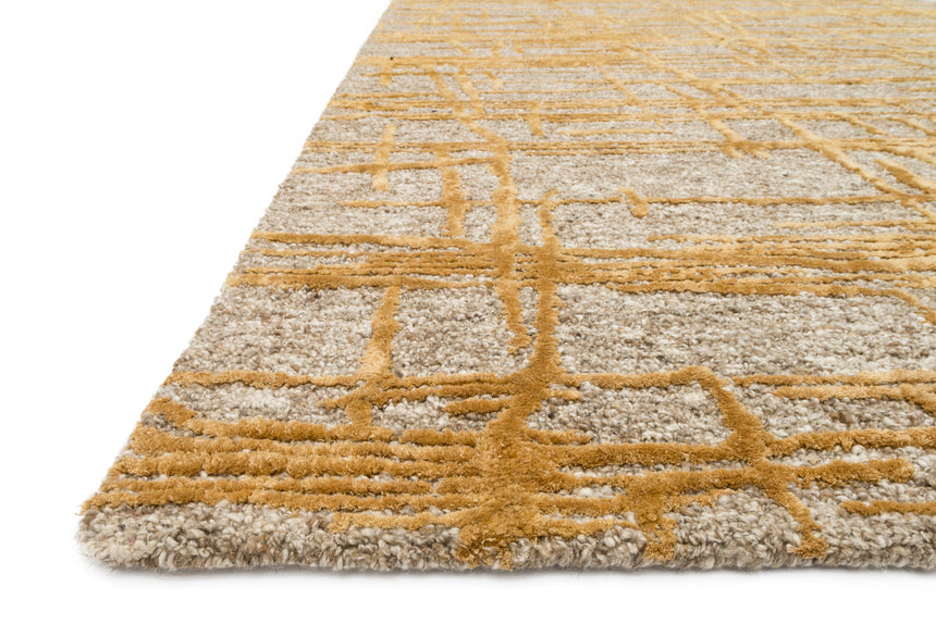 Juneau Rug 05 | Natural / Gold