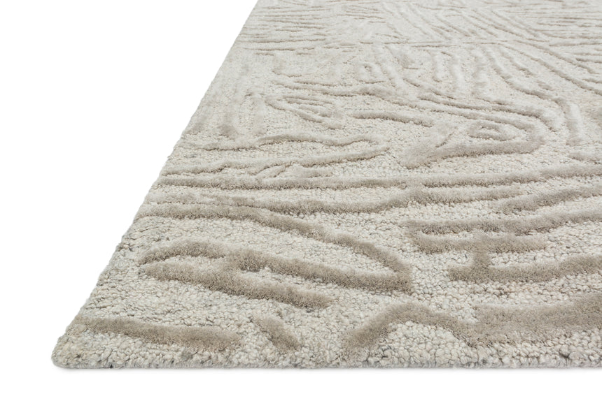 Juneau Rug 06 | Silver / Silver