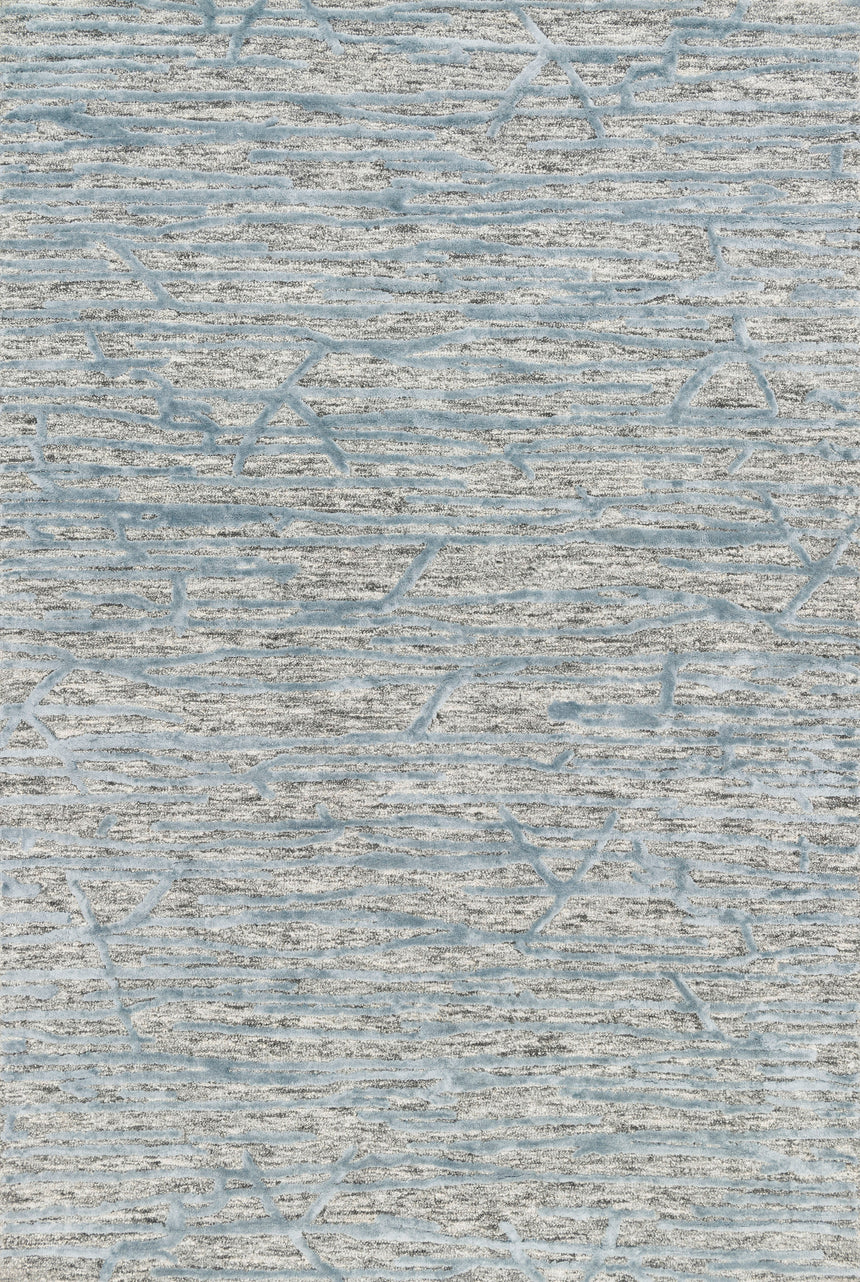 Juneau Rug 07 | Grey / Blue
