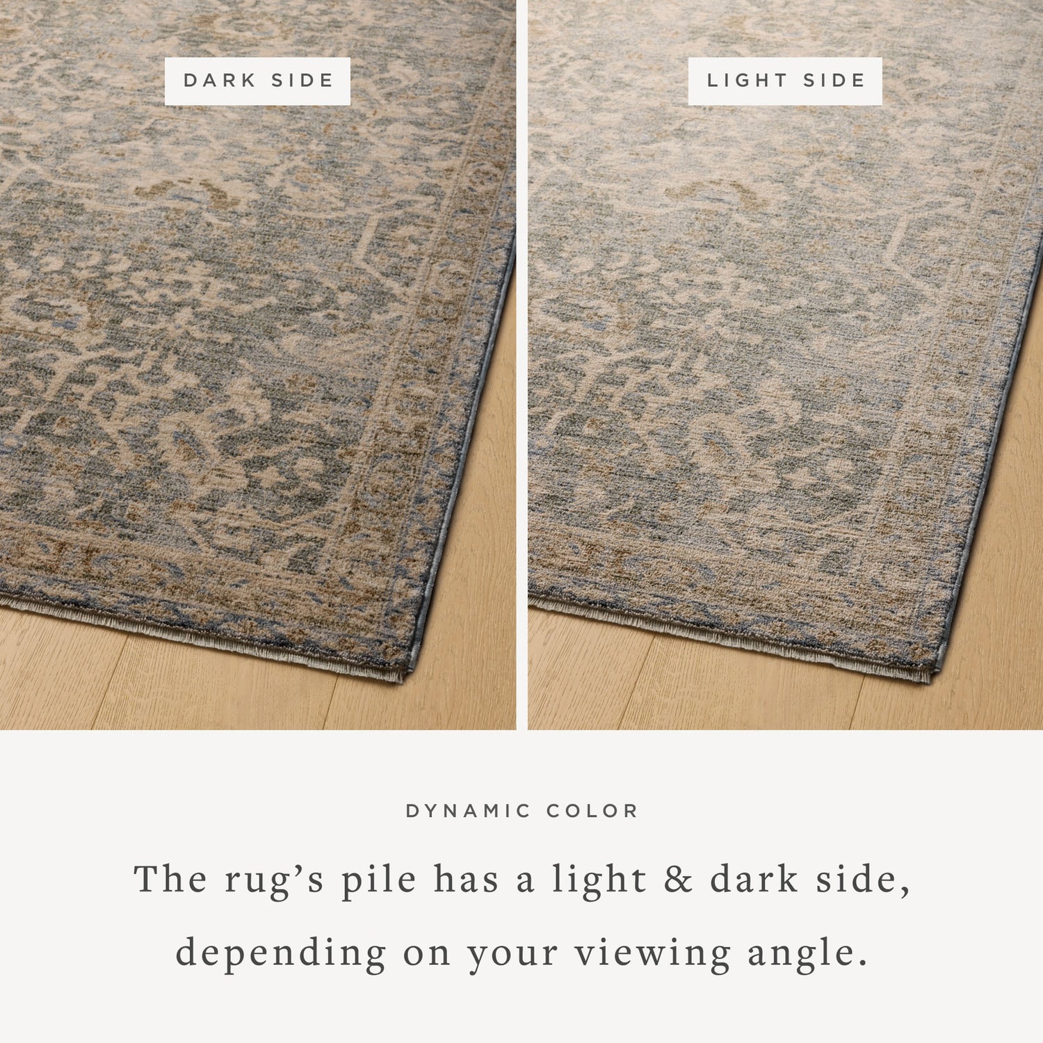 Junie Rug 01 | Blue / Natural