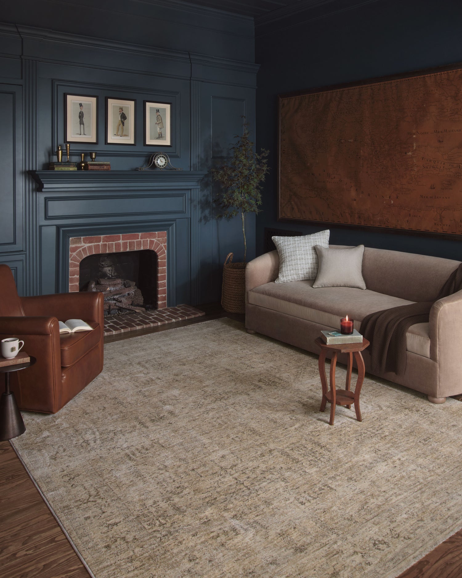 Junie Rug 02 | Oatmeal / Smoke