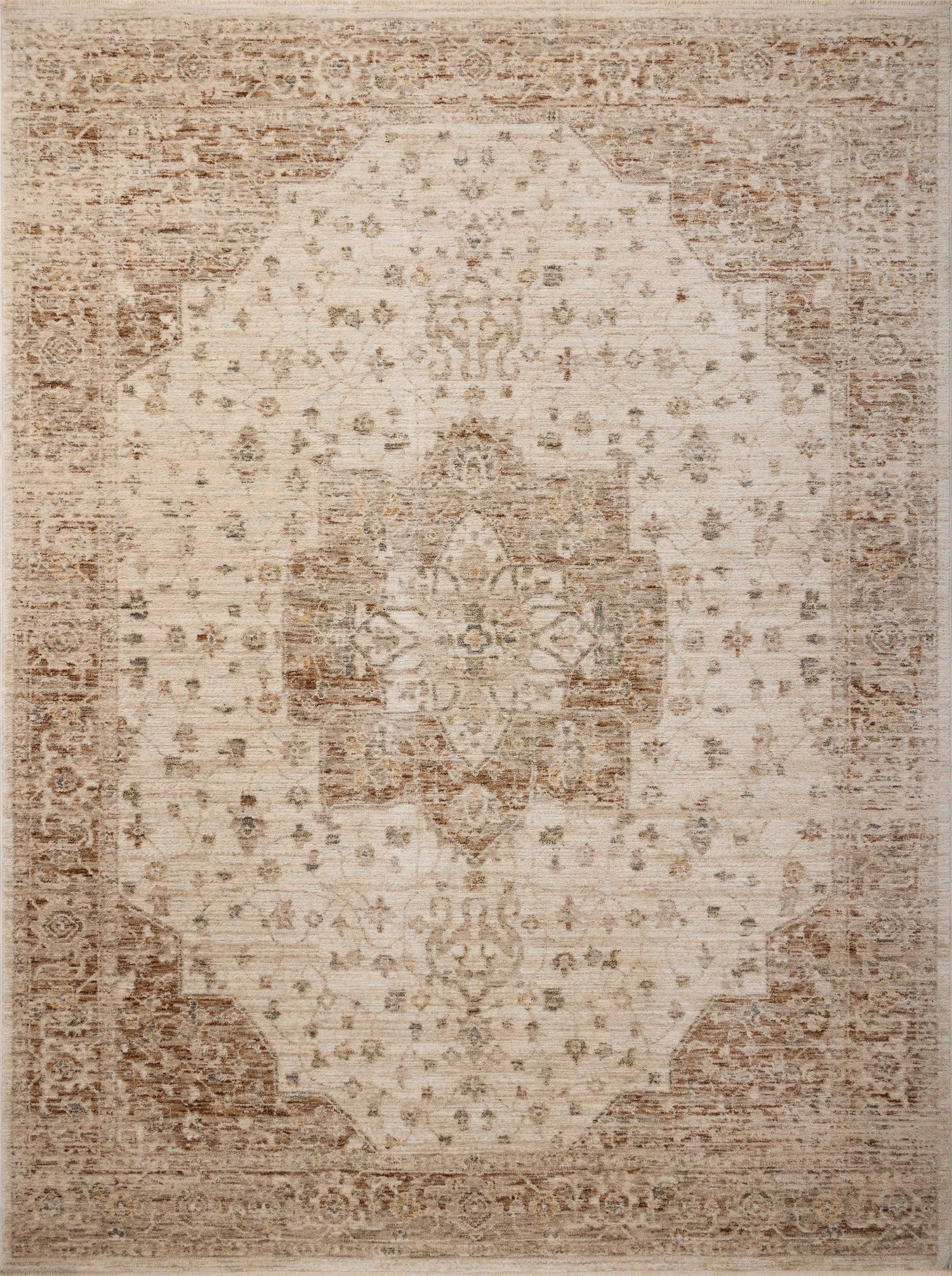 Junie Rug 04 | Natural / Clay