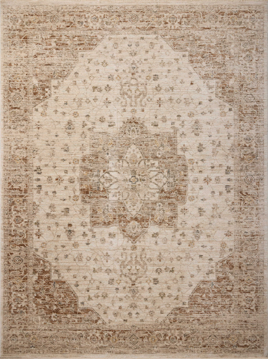 Junie Rug 04 | Natural / Clay