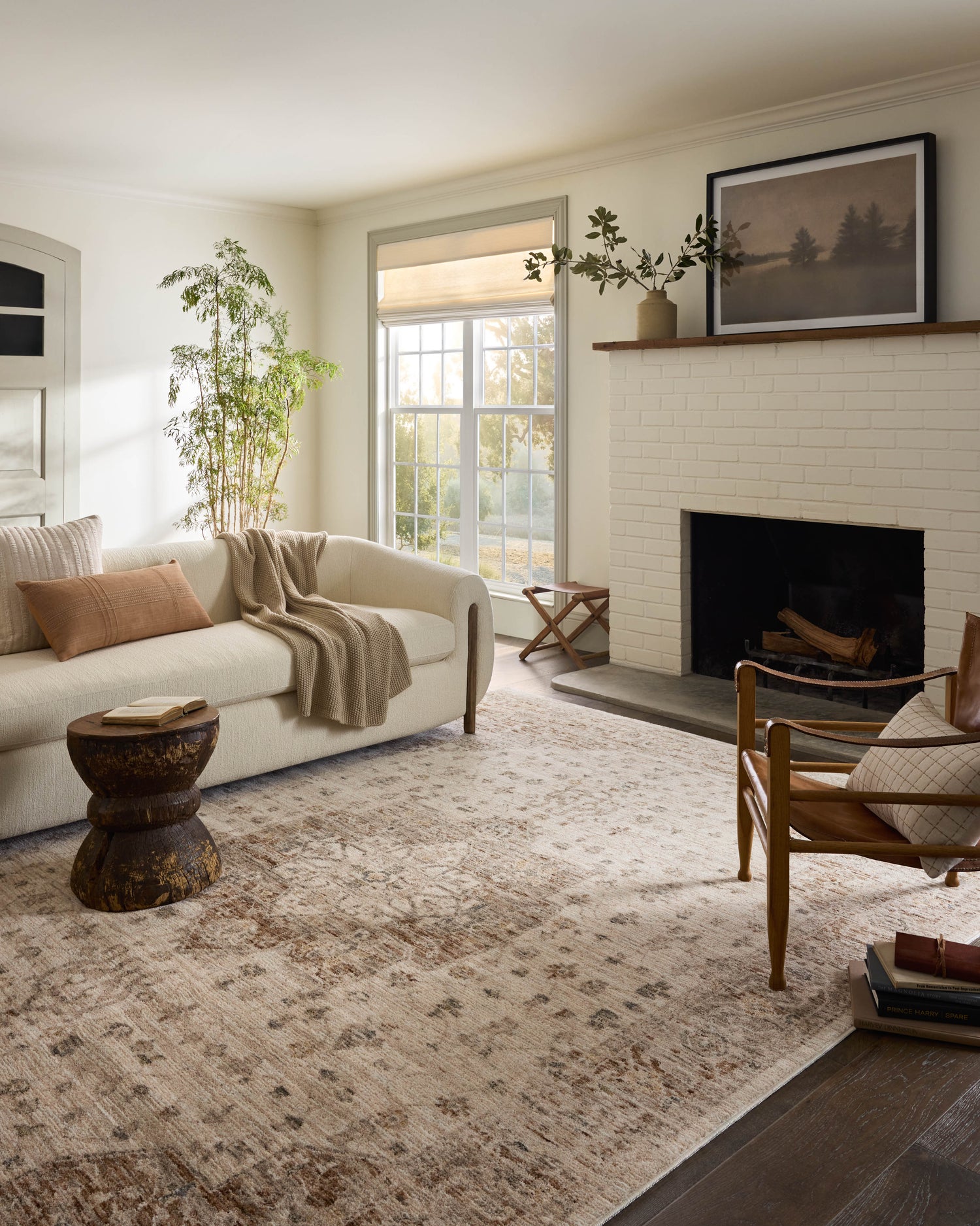 Junie Rug 04 | Natural / Clay