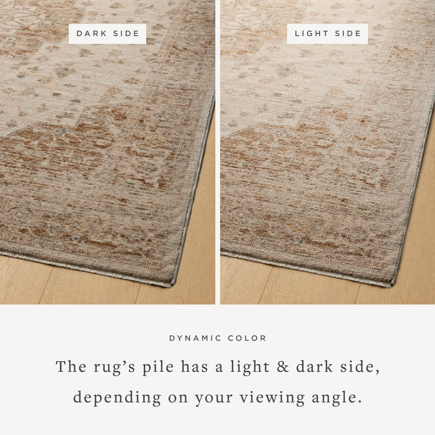 Junie Rug 04 | Natural / Clay