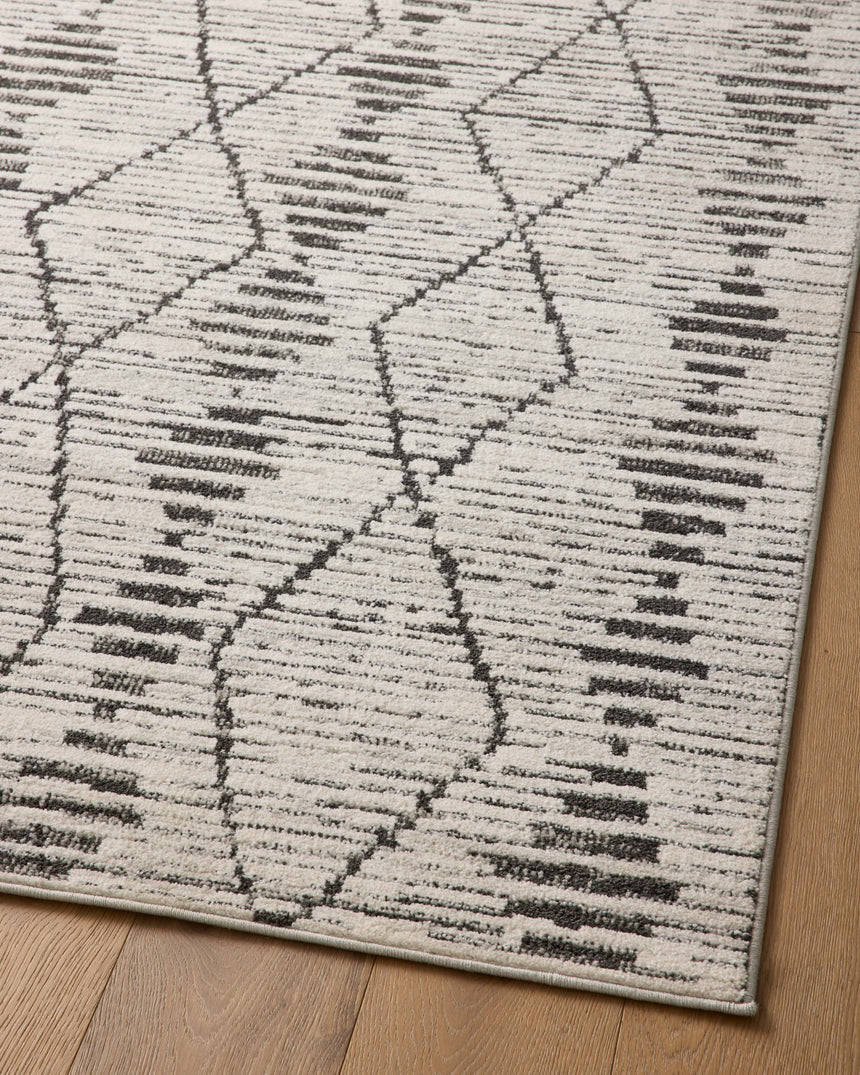 Kamala Rug 02 | Charcoal / Dove