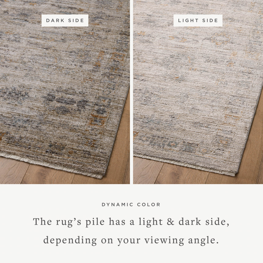 Katherine Rug 04 | Pebble / Ocean
