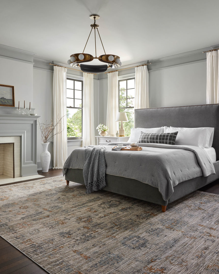 Katherine Rug 04 | Pebble / Ocean