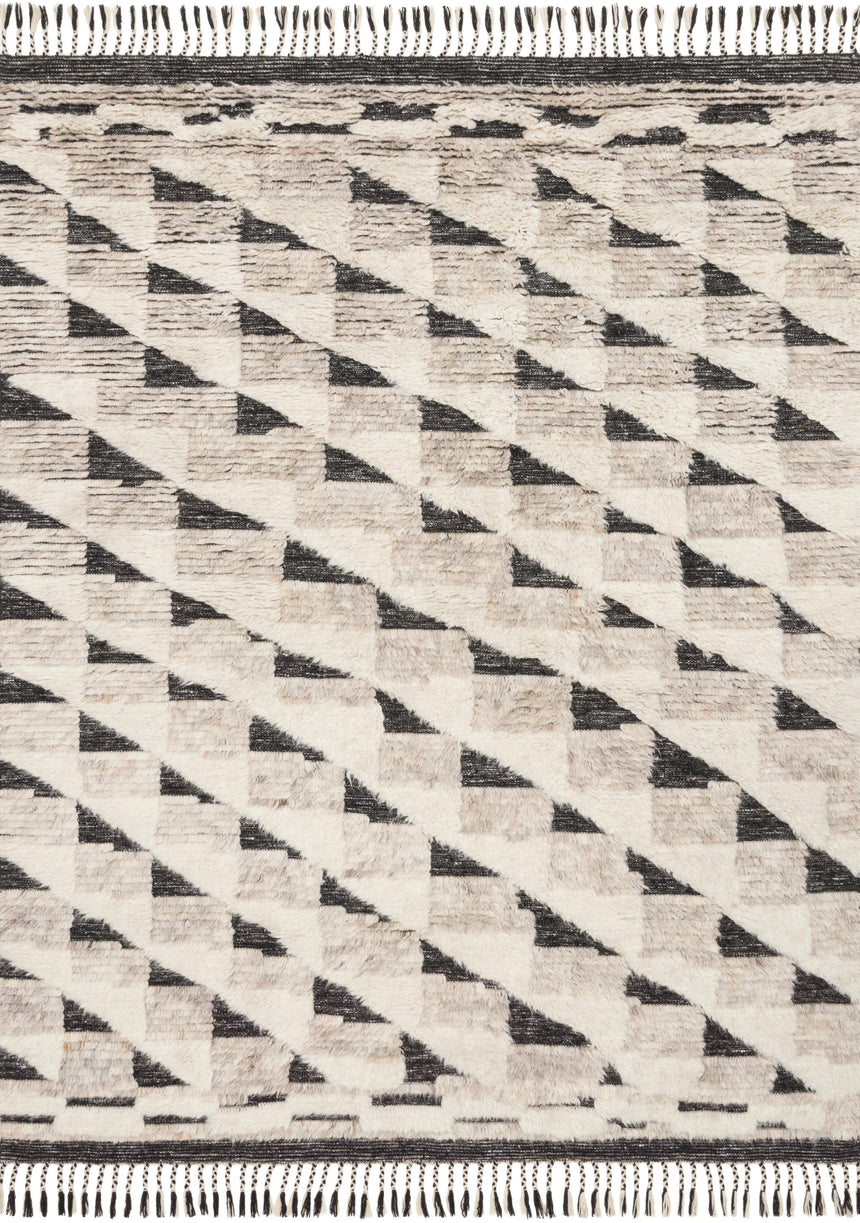 Khalid Rug 02 | Natural / Black