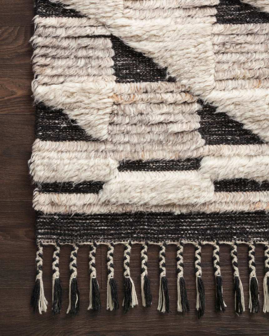 Khalid Rug 02 | Natural / Black