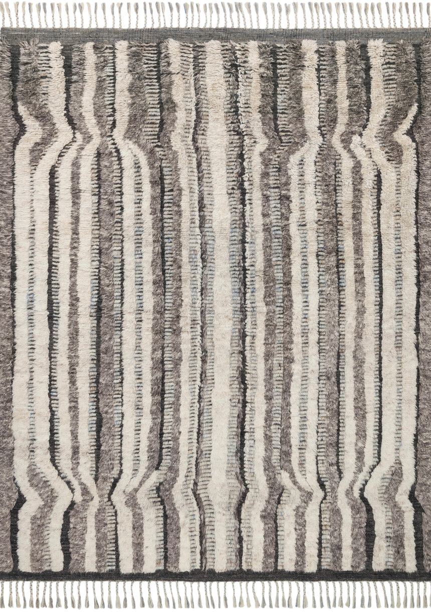 Khalid Rug 03 | Stone / Charcoal