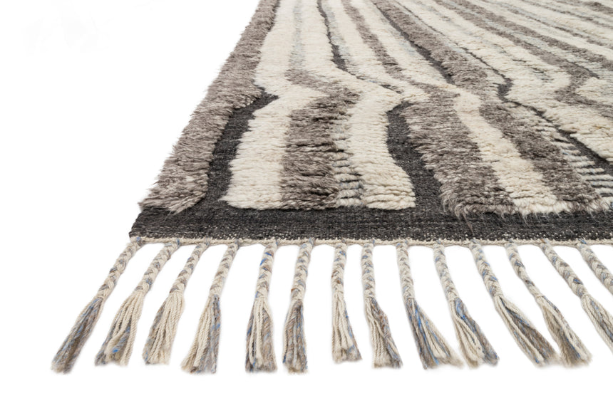 Khalid Rug 03 | Stone / Charcoal