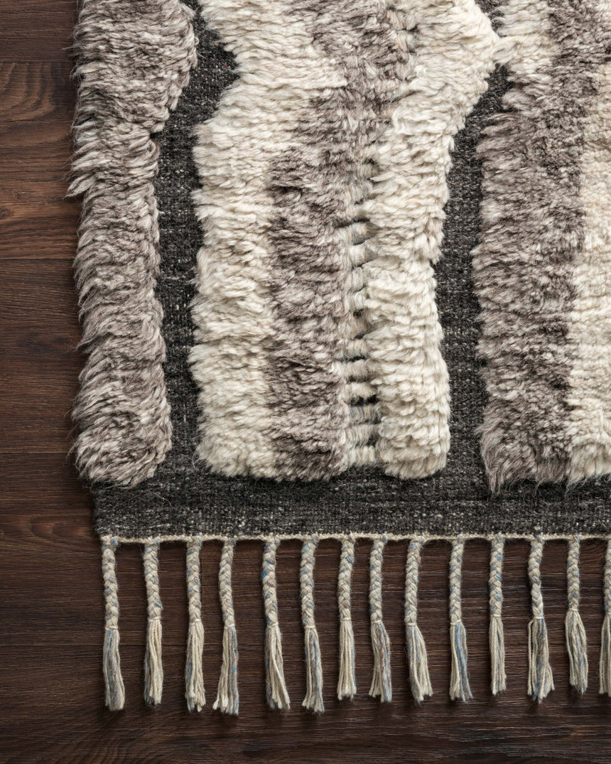 Khalid Rug 03 | Stone / Charcoal