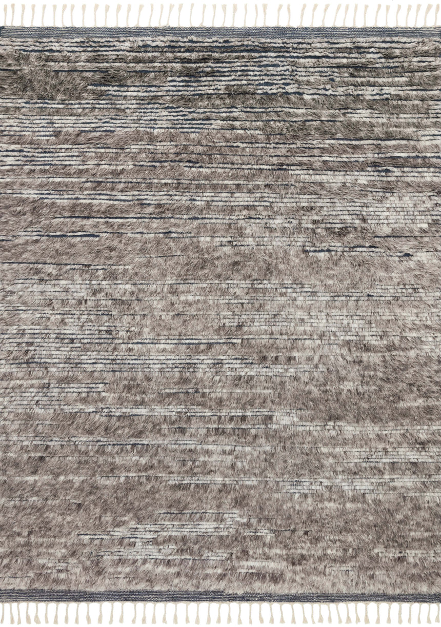 Khalid Rug 04 | Pewter / Ink