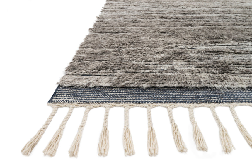 Khalid Rug 04 | Pewter / Ink