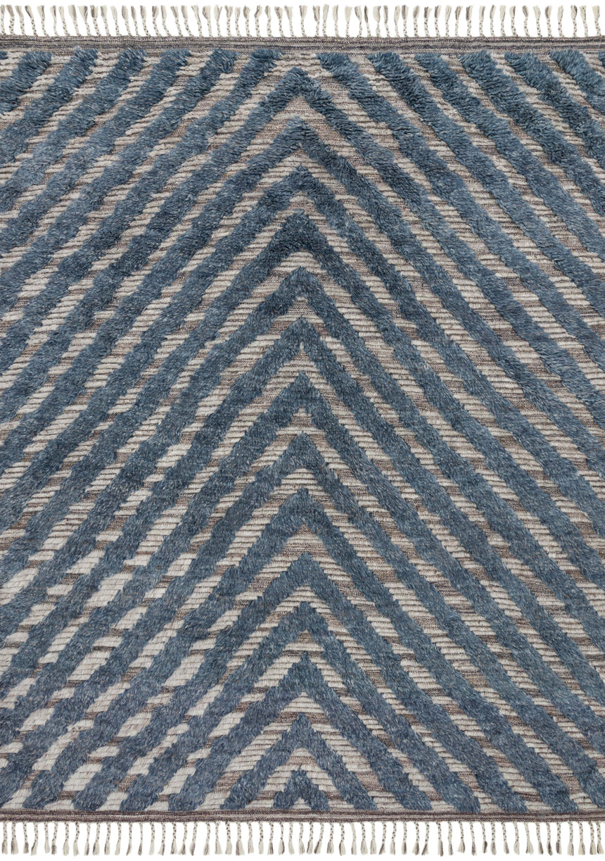 Khalid Rug 06 | Blue / Pewter