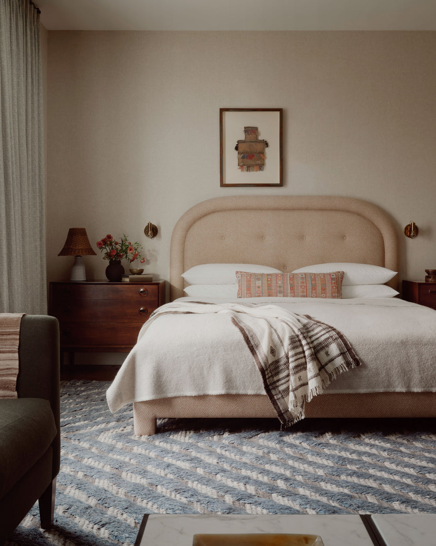 Khalid Rug 06 | Blue / Pewter