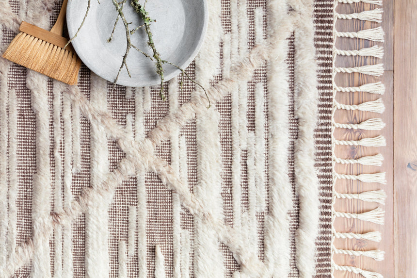 Khalid Rug 07 | Ivory / Taupe