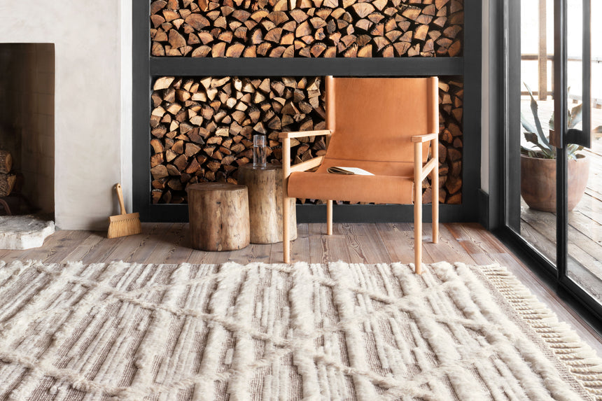 Khalid Rug 07 | Ivory / Taupe