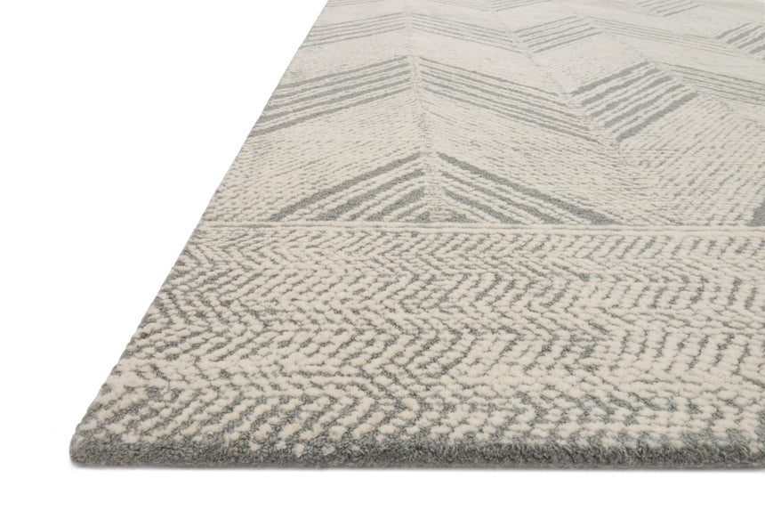 Kopa Rug 02 | Grey / Ivory