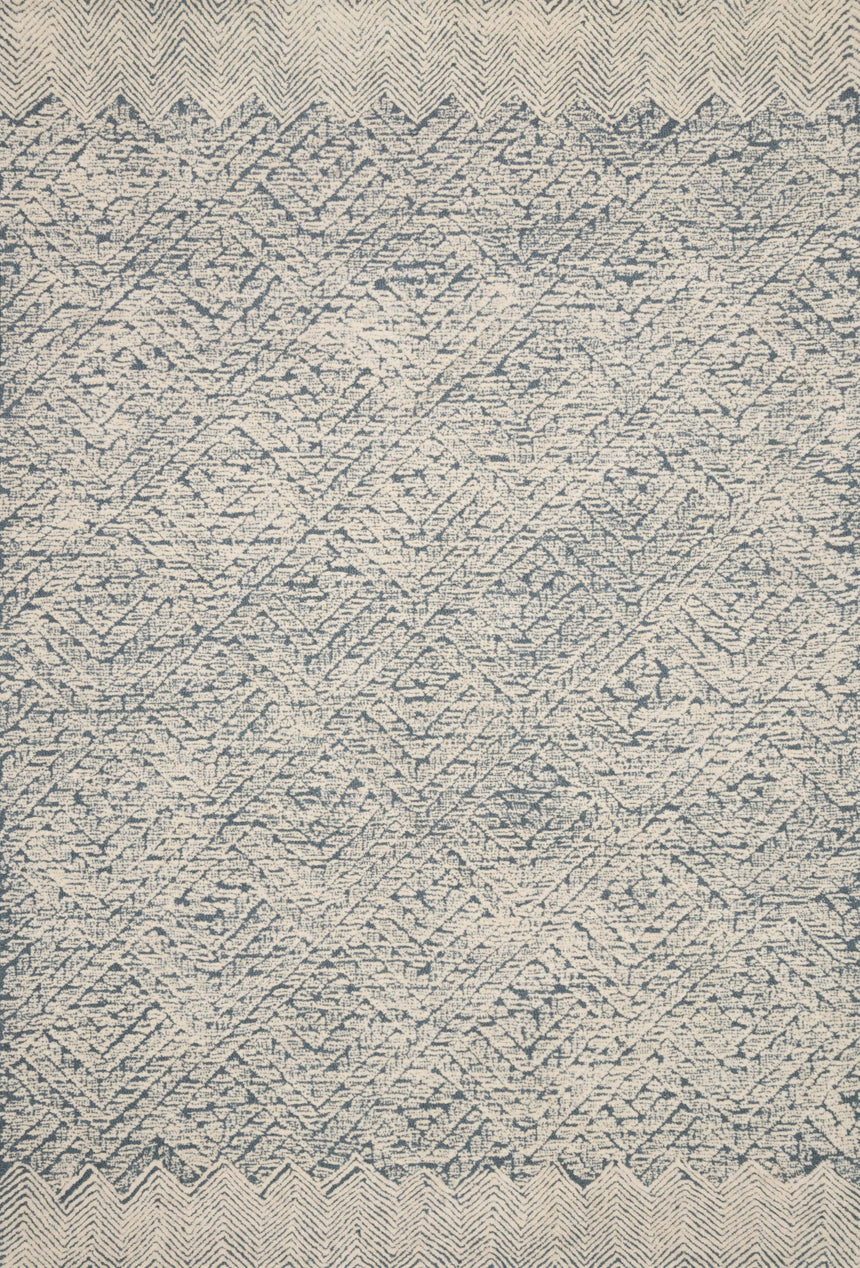 Kopa Rug 05 | Blue / Ivory