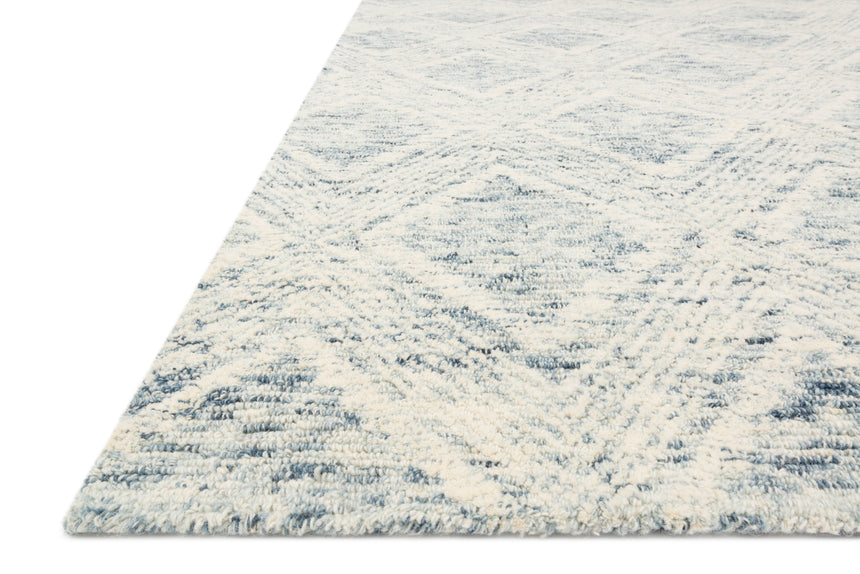 Kopa Rug 07 | Denim / Ivory