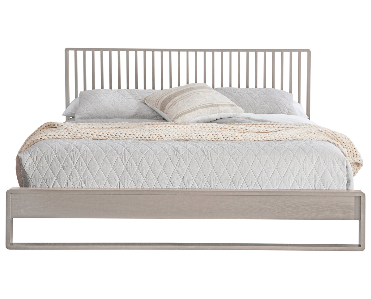 West Bros Corsa Slat Bed in 45 Weathered Wood