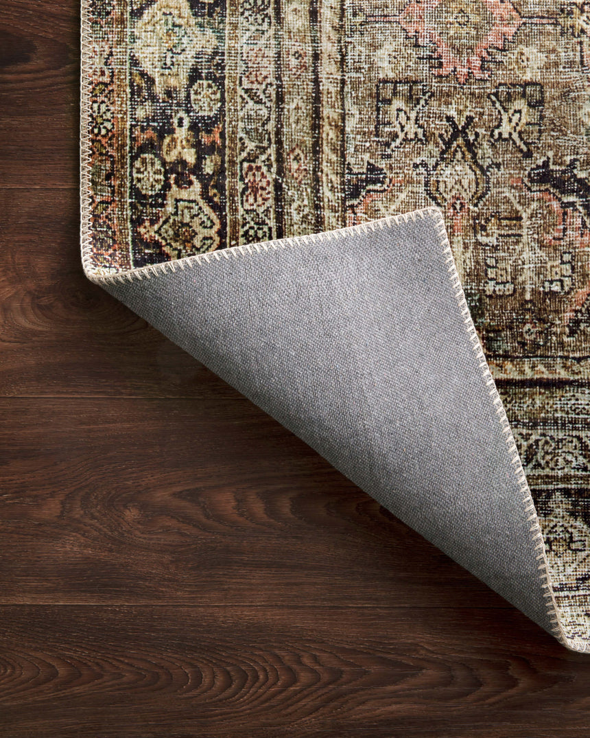 Layla Rug 03 | Olive / Charcoal