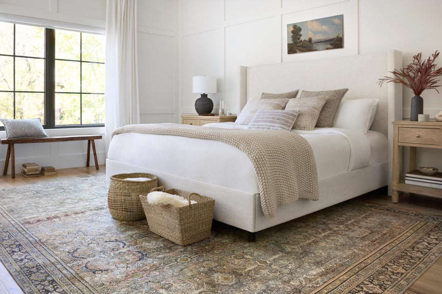 Layla Rug 03 | Olive / Charcoal