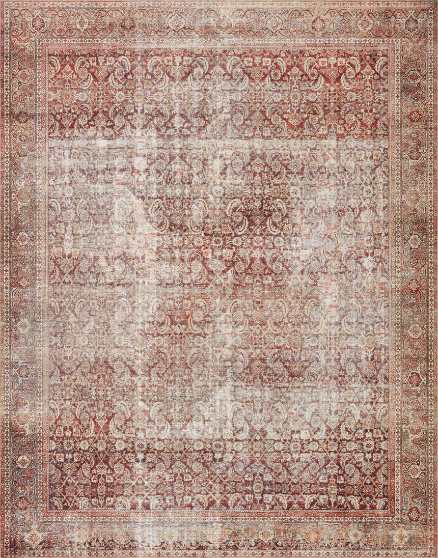 Layla Rug 11 | Cinnamon / Sage