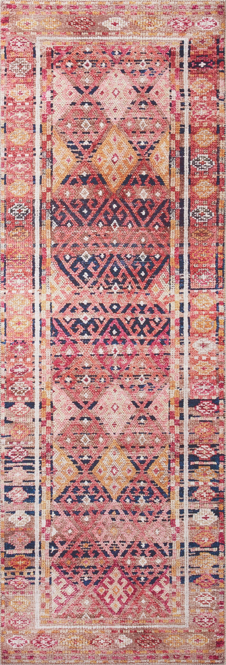Layla Rug 15 | Magenta / Multi
