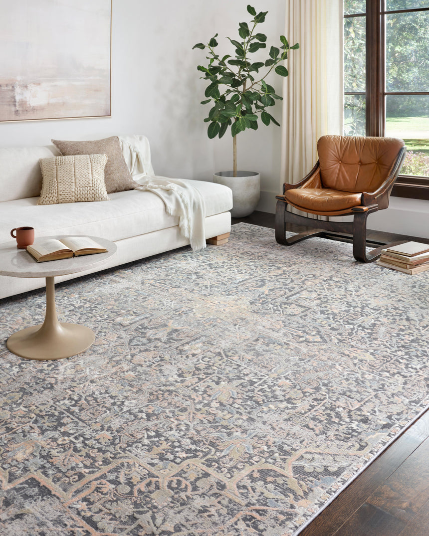 Lucia Rug 02 | Charcoal / Multi