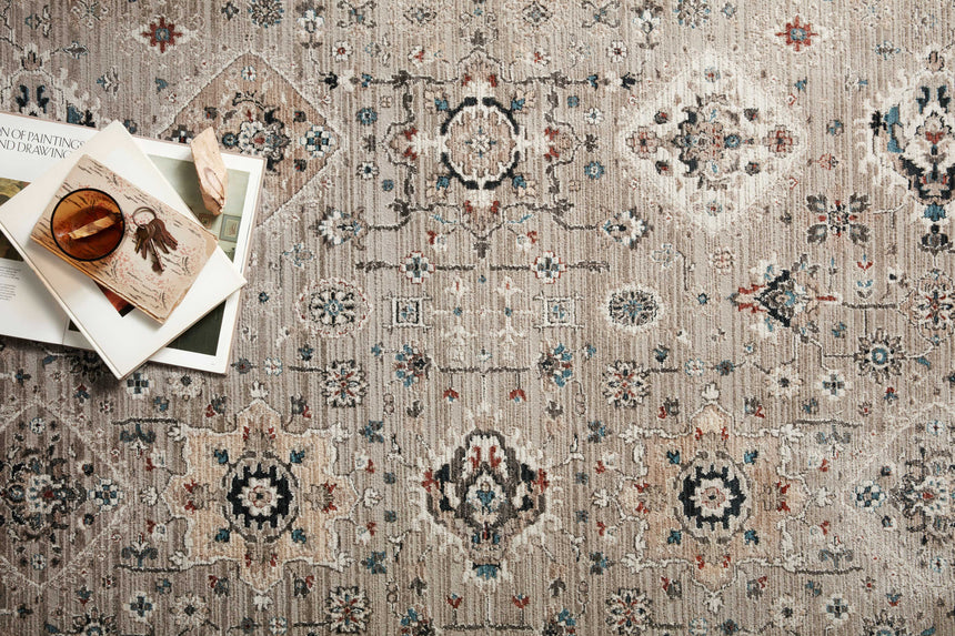 Leigh Rug 02 | Dove / Multi