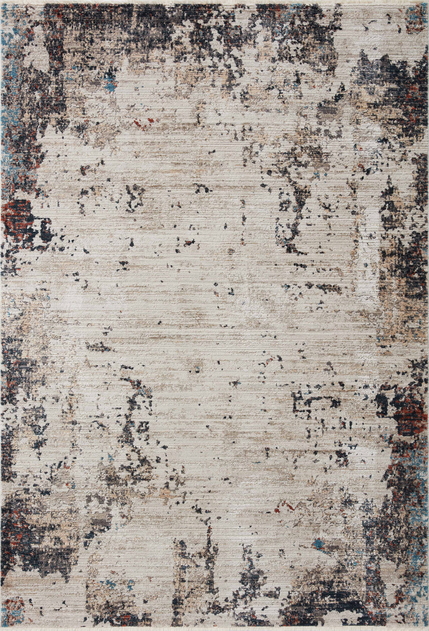 Leigh Rug 05 | Ivory / Charcoal