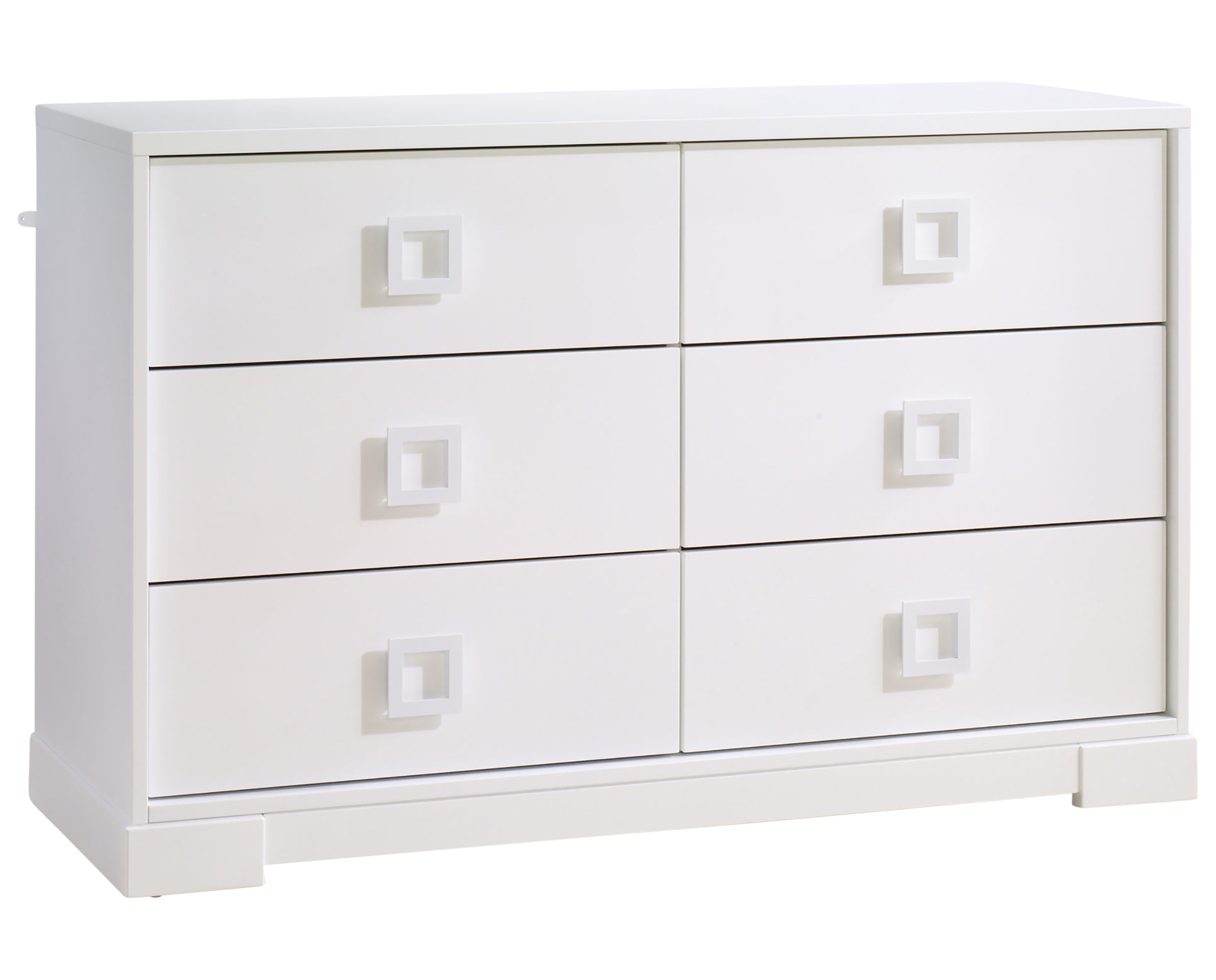 White Birch with White Engineered Wood | Lello Double Dresser | Valley Ridge Furniture