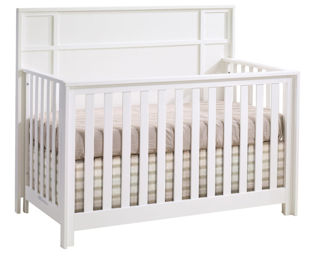 White Birch with White Engineered Wood | Lello Convertible Crib | Valley Ridge Furniture