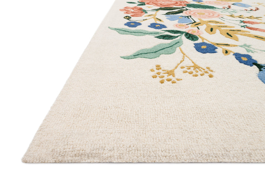 Les Fleurs Rug 04 | Ivory / Multi