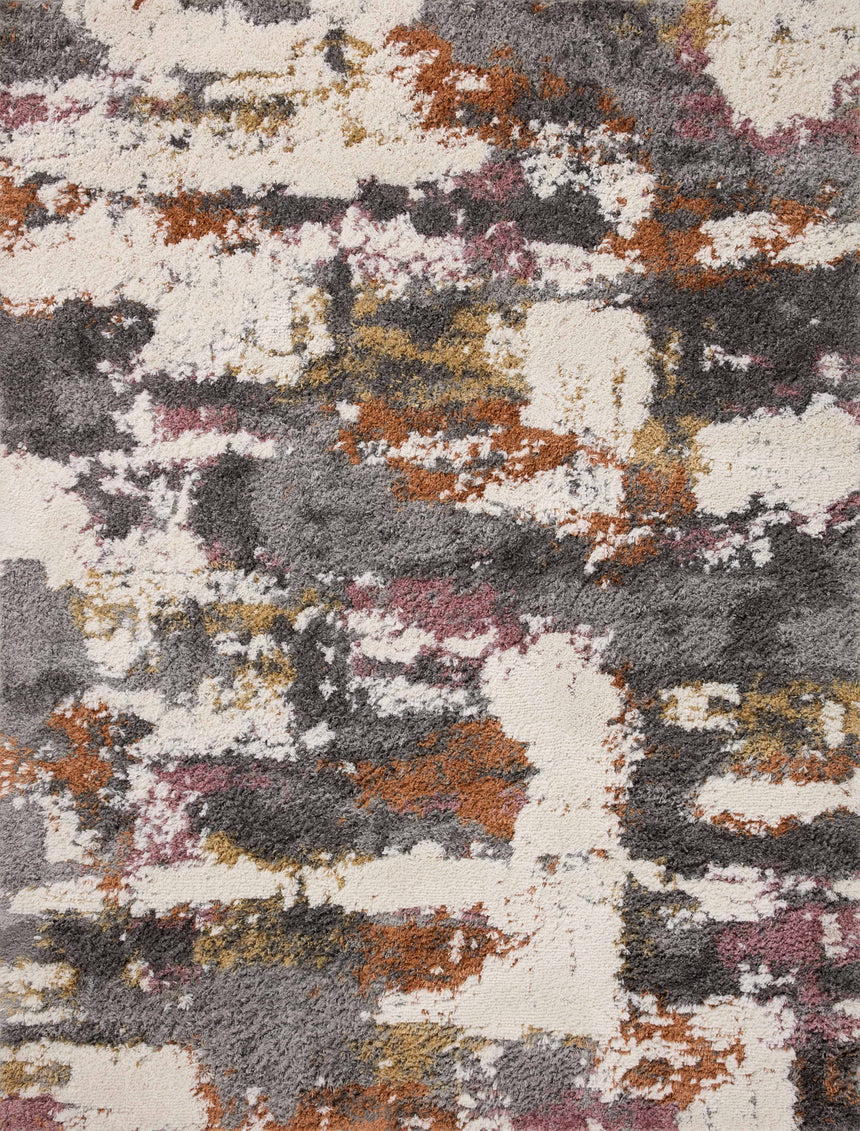 Levitt Shag Rug 04 | Grey / Multi