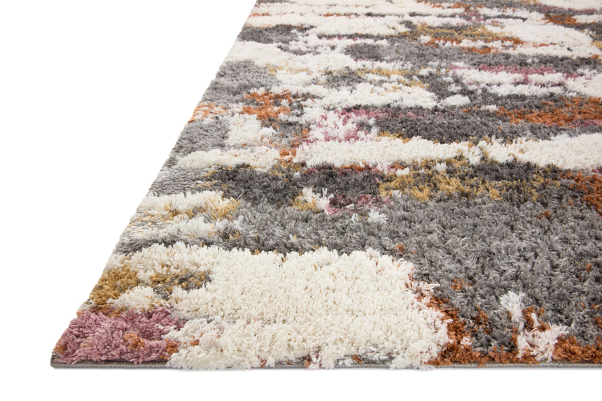 Levitt Shag Rug 04 | Grey / Multi