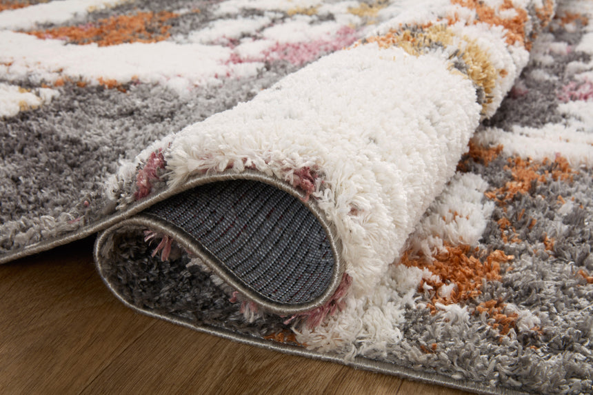 Levitt Shag Rug 04 | Grey / Multi