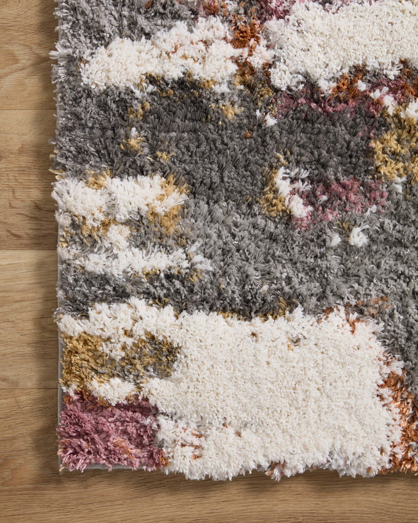 Levitt Shag Rug 04 | Grey / Multi