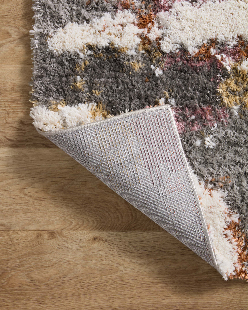 Levitt Shag Rug 04 | Grey / Multi