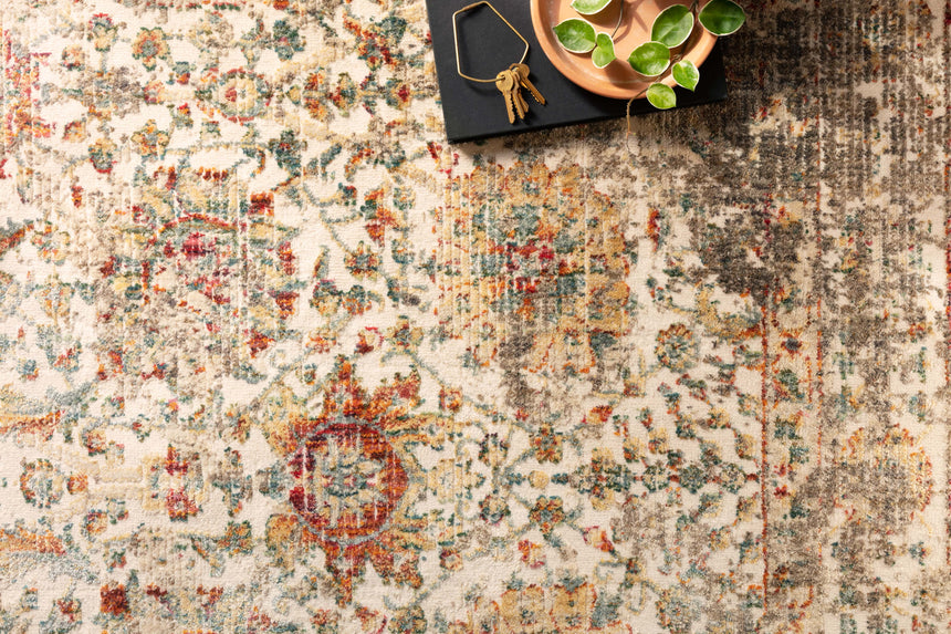 Linnea Rug 05 | Multi / Taupe