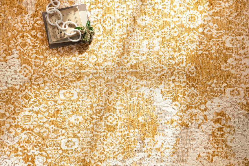 Lindsay Rug 01 | Gold / Antique White