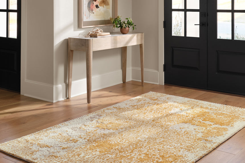 Lindsay Rug 01 | Gold / Antique White
